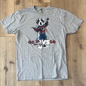 Next Level Apparel - Colorado Avalanche  Hockey Bernie Mascot Go Avs Graphic Tee